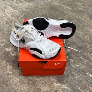 Nike White and Black Athletic Shoes